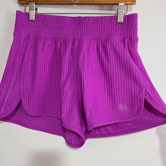 NWT ADIDAS PURPLE SOFT ATHELTIC SHORTS SIZE SMALL - Picture 1 of 16